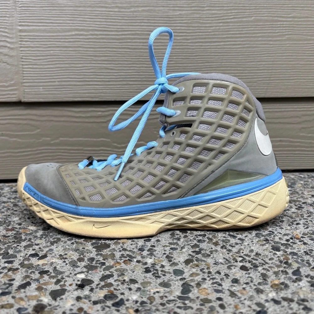 Nike Mens Zoom Kobe III 3 MPLS 318090-011 Size 8.5 Lakers Grey Blue White